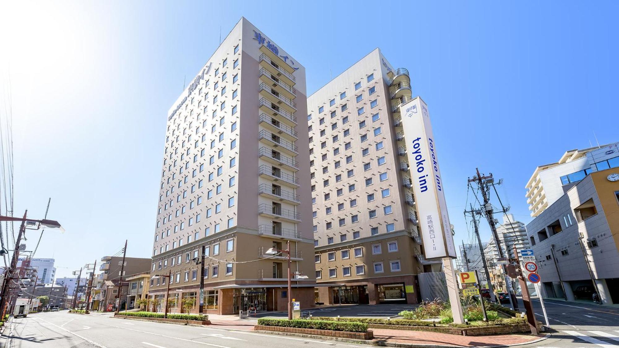 Toyoko Inn Takasaki Eki Nishi Guchi No 2 Exteriör bild